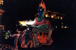 Hades float for the Hercules Electrical Parade in New York City