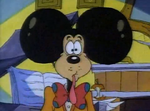 Goofy with Mickey Mouse ears