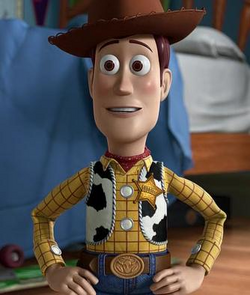 TOY STORY FIGURA BASICA WOODY Y TIRO AL BLANCO