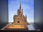 Walt Disney World's Cinderella Castle as seen at the Franklin Institute during Disney 100!The Exhibition