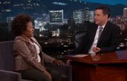 Wanda Sykes visiting Jimmy Kimmel Live in May 2015.