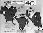A model sheet of Pete made for TV in the 1950s