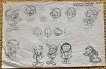 Ruff model sheet of Buzzy via David Pruiksma on Facebook
