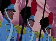 The Royal Guards from Cinderella.