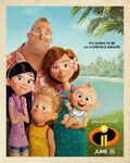 Incredibles 2 Tanline Poster