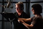 Lee Unkrich supervising Tim Allen's recording session TS3
