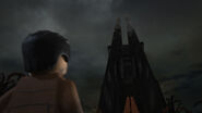 Poe and Vader's castle - LEGO Star Wars Terrifying Tales