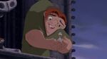 Quasimodo helping a pigeon.