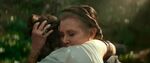 Rey says goodbye to her master Leia before leaving on her journey to find the Sith wayfinder.