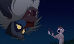 Rafiki helps Timon realize what Hakuna Matata really means in life.