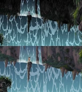 Tarzan's waterfall jungle call at the end of the episode, which is identical to the show's intro