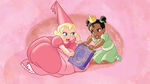 DP-DPRA-Tiana-Is-My-Babysitter-Young-Charlotte-And-Young-Tiana-Fighting-Over-The-Book