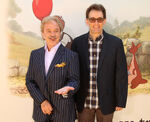 Jim Cummings and Tom Kenny at the premiere of Winnie the Pooh in July 2011.