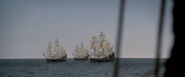 The three Spanish galleons.