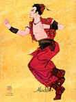 Aladdin Broadway Costume Concept Art Kasim