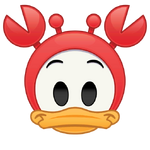 Crab Donald's emoji for Disney Emoji Blitz