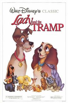 Lady and the Tramp 1986 Re-Release Poster