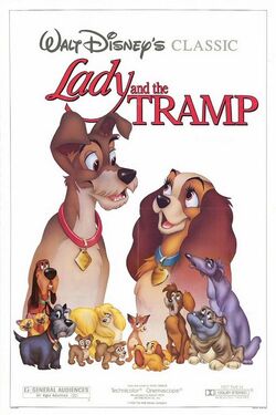 Lady and the Tramp 1986 Re-Release Poster