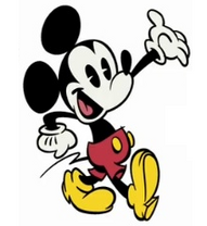 Mickey en la serie de cortos Mickey Mouse.