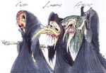 Concept of the Fates by Gerald Scarfe.