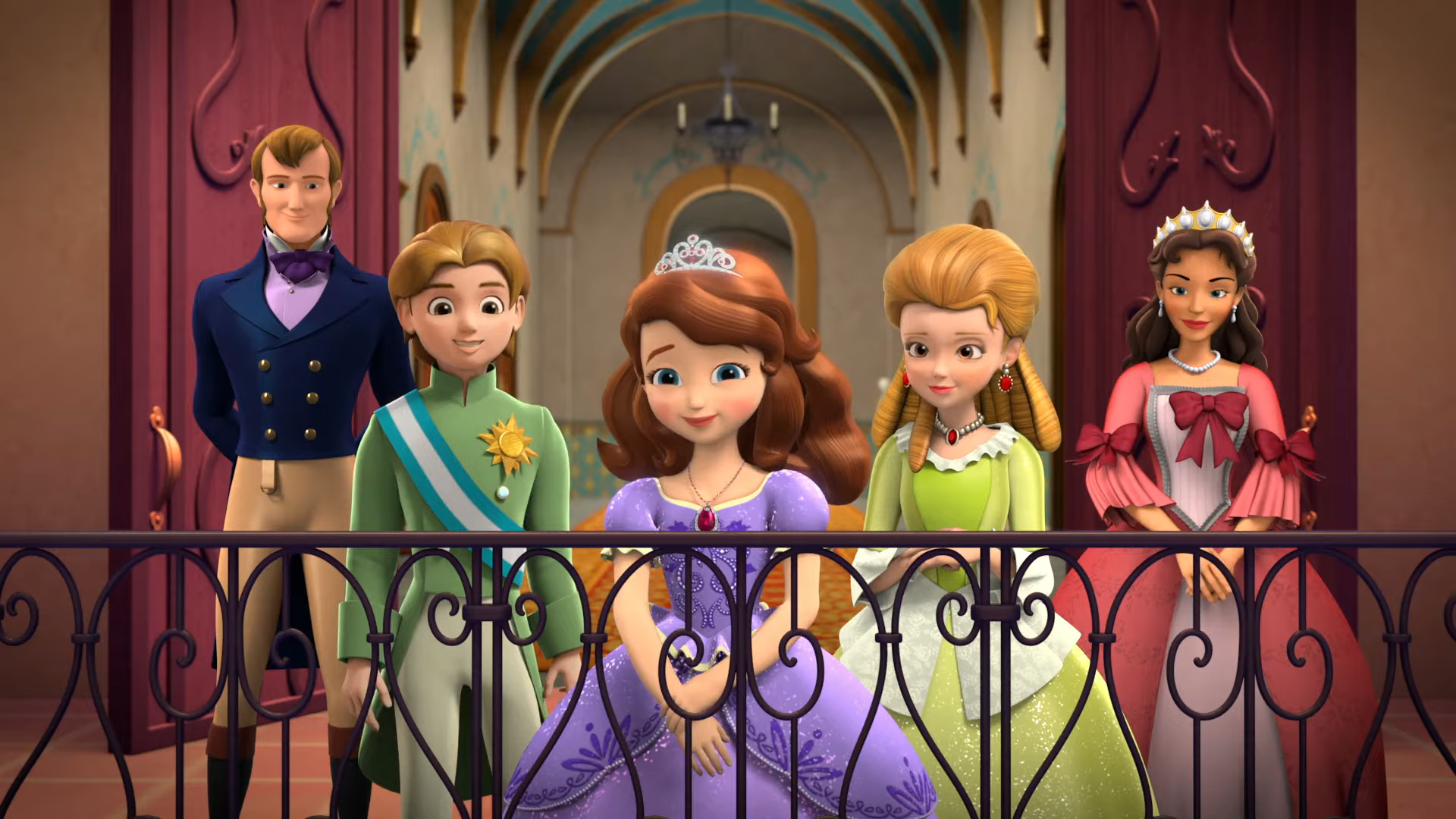 sofia the first dress color