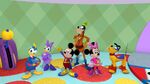 Mickey and friends after transforming to superheroes.