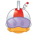 Gizmoduck's emoji for Disney Emoji Blitz