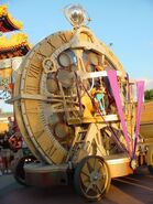 A Millennium Drum decorated for Tapestry of Dreams