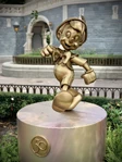 Pinocchio Fab 50.jpg (383 KB) Pinocchio's 50th Anniversary Golden Statue at Walt Disney World Resort
