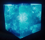 The Space Stone inside the Tesseract