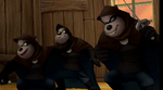 The Beagle Boys as they appear in Kingdom Hearts 3D.