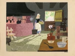 Cinderella prepares for her day's work by Mary Blair.