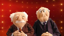 Statler i Waldorf jako prowadzący odcinek specjalny programu poświęcony filmowi .