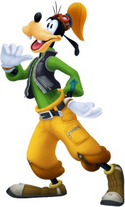 Goofy en los juegos de Kingdom Hearts.