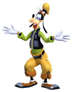 Goofy as he appears in the Kingdom Hearts series.