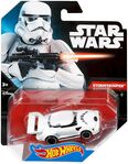 CLY81 Hot Wheels Star Wars Character Car Stormtrooper XXX
