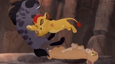 Kion duwt Jasiri van Kiara af