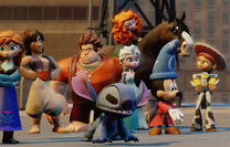 Mickey y otros personajes de Disney INFINITY 2.0.