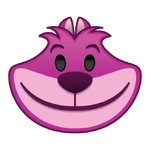 Cheshire Cat's emoji for Disney Emoji Blitz.