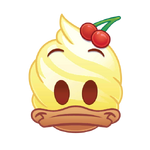 Soft Serve Donald's emoji for Disney Emoji Blitz