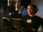 Jennifer Tilly behind the scenes of Monsters, Inc.