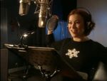 Jennifer Tilly behind the scenes of Monsters, Inc.