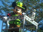 Mickey Mouse in the Animal Kingdom Parade.