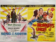 Poster from the release in the United Kingdom, on a double bill with a re-release of Song of the South