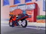 Z-Bot steals motorcycle