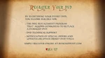 Register Your DVD menu
