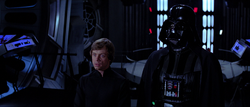 Luke is brought before the Emperor.