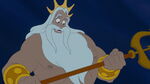 With Ursula defeated, King Triton and all the other merpeople are back to normal