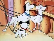 Coco Vandercream Aunt to the Dalmatian Puppies, in 101 Dalmatians: The Series