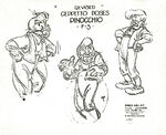 A revised model sheet of Geppetto (1939)